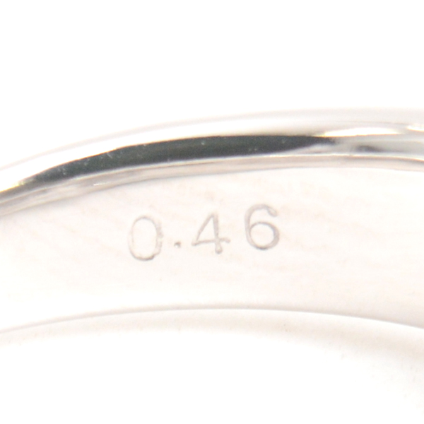 ポンデヴェキオ 指輪 レディース フラワーモチーフ ダイヤリング 12号 D0.46ct ホワイトゴールド PONTE VECCHIO K18WG 中古