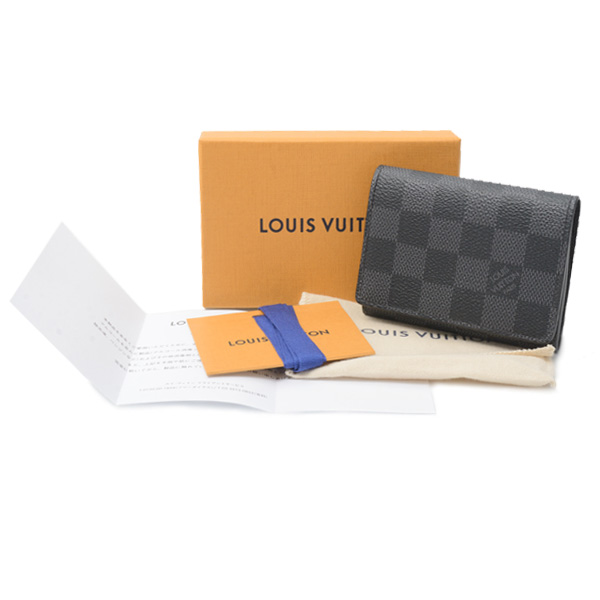 【期間限定出品】ルイヴィトン 小物 メンズ ダミエグラフィット カードケース アンヴェロップ・カルト ドゥ ヴィジット N63338 Louis Vuitton 未使用品