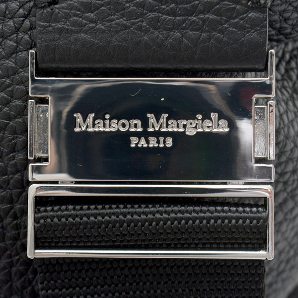 メゾンマルジェラ メンズ レディース ボディバッグ グレインレザー ブラック S55WB0020 Maison Margiela 中古