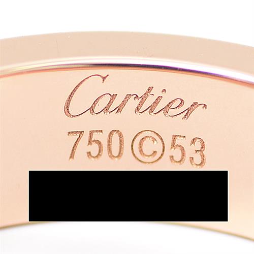カルティエ/Cartier/750PG/ラブリング/1Pピンクサファイア/53号(日本サイズ13号)/仕上げ済【中古】
