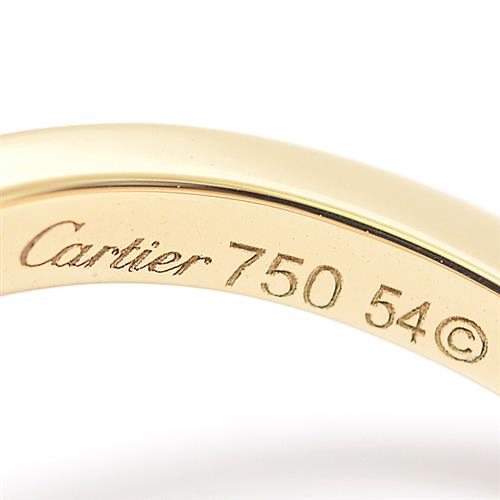 カルティエ Cartier パリ ヌーベルバーグリング ダイヤ レディース 750YG イエローゴールド 【中古】
