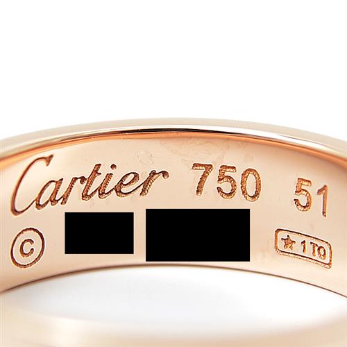 カルティエ Cartier ラブリング 51号(日本サイズ実寸11号) レディース 750PG ピンクゴールド【中古】