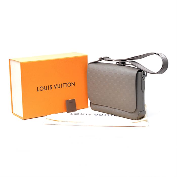 ルイヴィトン Louis Vuitton ディストリクトPM ショルダーバッグ メンズ ダミエアンフィニ グラニ N41485【未使用展示品】