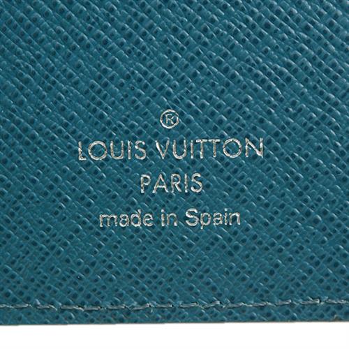 ルイヴィトン Louis Vuitton エピ ポルトフォイユ ブラザ メンズ 二つ折り財布 ブルーセレスト M60616【未使用展示品】