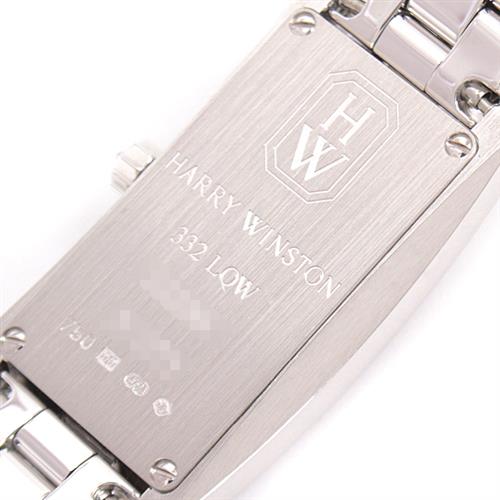 ハリーウィンストン 時計 レディース アヴェニューC ミニ 電池式 ダイヤモンド文字盤 ホワイトゴールド  HARRY WINSTON 750WG 332LQW AVCQHM16WW 中古