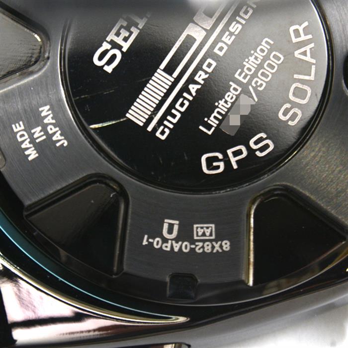 セイコー 腕時計 メンズ アストロン ジウジアーロデザイン 2017年 3000本限定 ブラック チタン SEIKO SBXB121 TI 中古