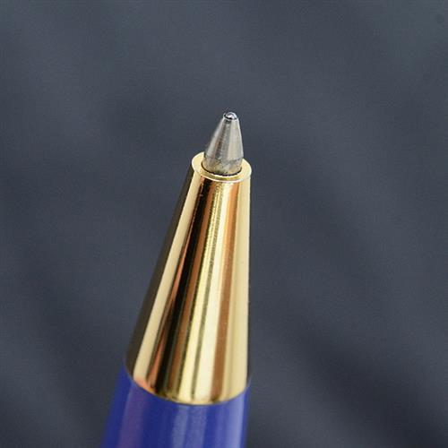 ミキモト 筆記具 ユニセックス ツイスト式ボールペン 真珠付き ノベルティ 非売品 P4.2mm ブルー MIKIMOTO 中古