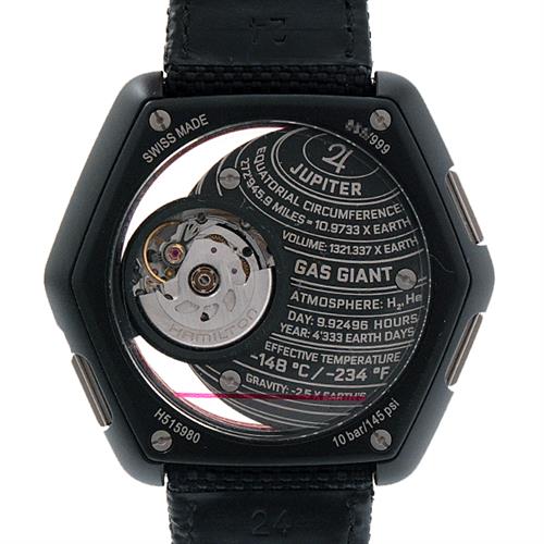 ハミルトン 時計 メンズ アメリカンクラシック 世界999本限定 チタン スケルトン HAMILTON ODCX-03 TI 中古