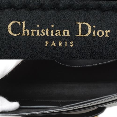 クリスチャンディオール バッグ レディース チェーンショルダーバッグ JA DIOR ジャディオール レザー ブラック Christian Dior 中古