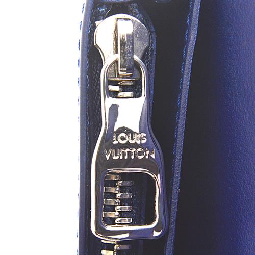 ルイヴィトン 財布 メンズ レディース ポルトフォイユ ブラザ モノグラムバンダナ ブルー Louis Vuitton M81405 中古