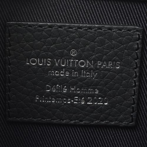 ルイヴィトン バッグ メンズ モノグラム×トリヨン サップクラ　メッセンジャーバッグ ボディバッグ ノワール Louis Vuitton M55924 中古