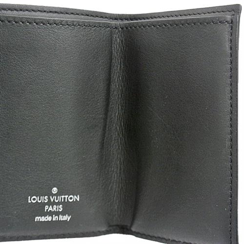 ルイヴィトン 財布 メンズ モノグラムエクリプス ディスカバリー コンパクトウォレット 三つ折り財布 ブラック Louis Vuitton M45417 中古