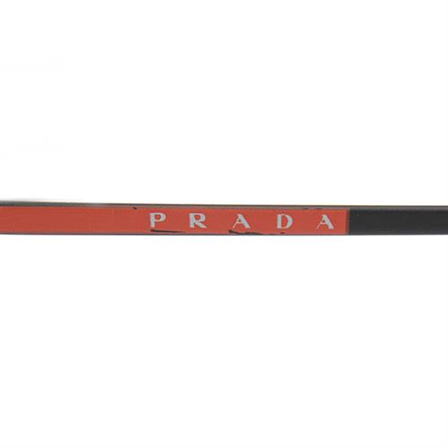 プラダ 眼鏡 メンズ テンプルロゴ ティアドロップ サングラス ブラック PRADA SPS 55U 中古