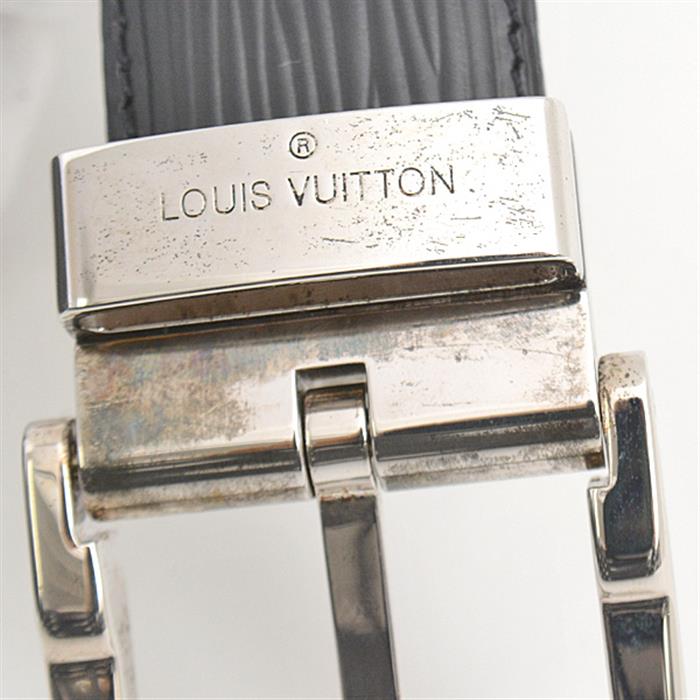 ルイヴィトン 服飾小物 レディース メンズ エピ サンチュールクラシック ベルト サイズ70/28 ノワール Louis Vuitton M6833 中古