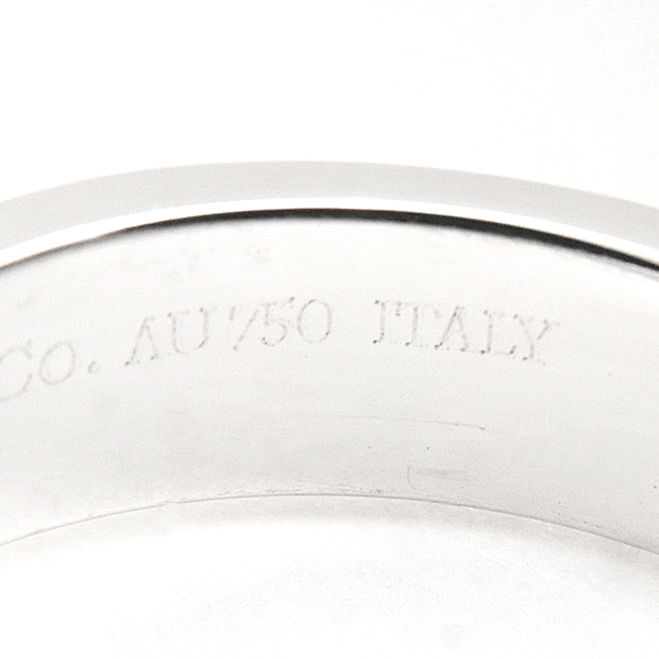 ティファニー 指輪 レディース アトラス 3Pダイヤモンド リング 11.5号程度 ホワイトゴールド TIFFANY 750WG K18 中古