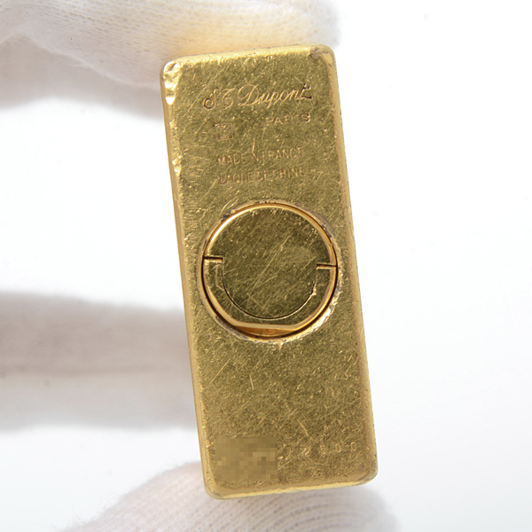 デュポン テアトロ アルルカン ガスライター ハンマーヘッド 世界2500個限定 ゴールド レッド S.T.Dupont 中古