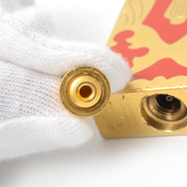 デュポン テアトロ アルルカン ガスライター ハンマーヘッド 世界2500個限定 ゴールド レッド S.T.Dupont 中古