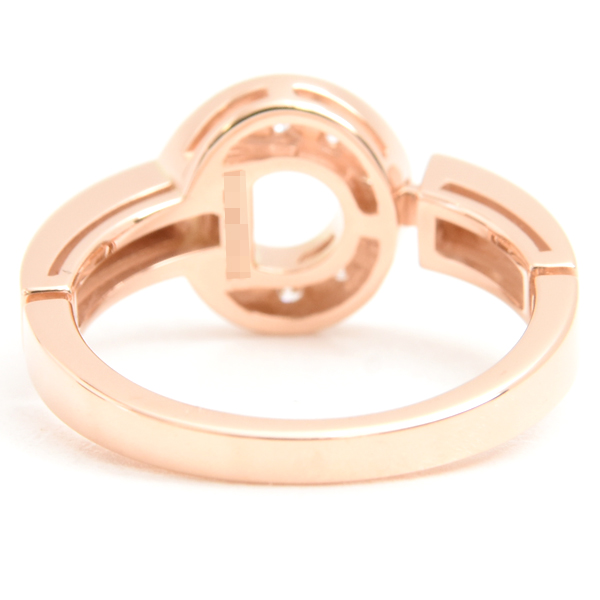 ブルガリ 指輪 レディース ブルガリブルガリ ダイヤ リング 12.5号 ピンクゴールド BVLGARI 750PG 中古