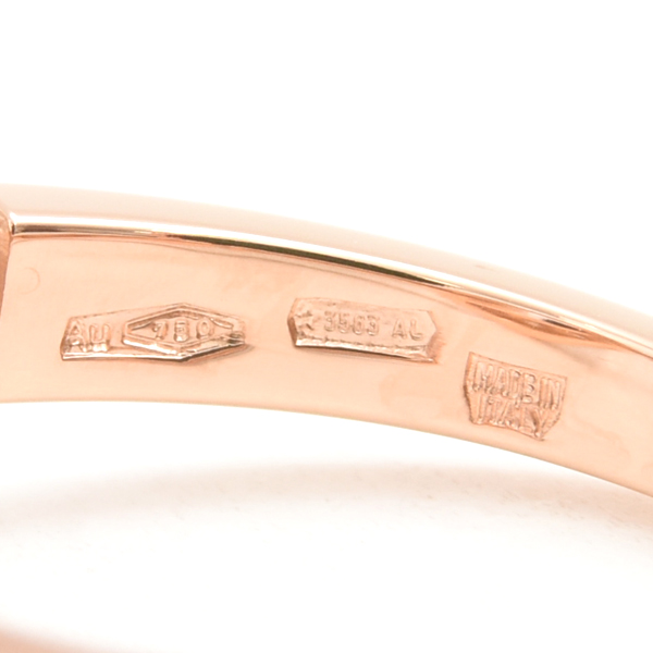 ブルガリ 指輪 レディース ブルガリブルガリ ダイヤ リング 12.5号 ピンクゴールド BVLGARI 750PG 中古
