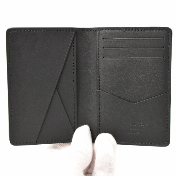 ルイヴィトン ブランド小物 メンズ LV アエログラム カードケース オーガナイザー ドゥ ポッシュ ノワール M25951 Louis Vuitton 中古