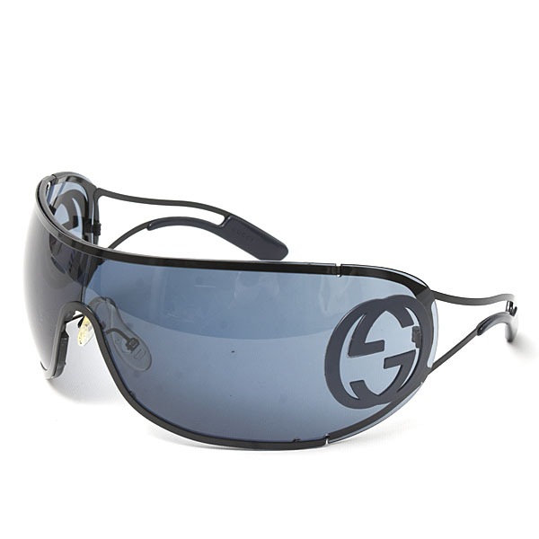 グッチ サングラス メンズ サングラス シールド スポーツタイプ ブルーレンズ GUCCI GG2799/S 中古