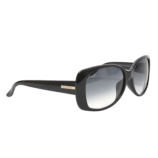 グッチ サングラス メンズ サングラス プラスチックフレーム グラデーションレンズ ブラック GUCCI GG3591 中古