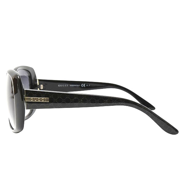グッチ サングラス メンズ サングラス プラスチックフレーム グラデーションレンズ ブラック GUCCI GG3591 中古
