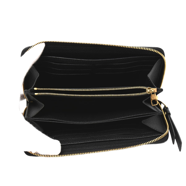 ルイヴィトン 財布 レディース メンズ ジッピーウォレット 長財布 モノグラムアンプラント ノワール Louis Vuitton M61864 未使用展示品