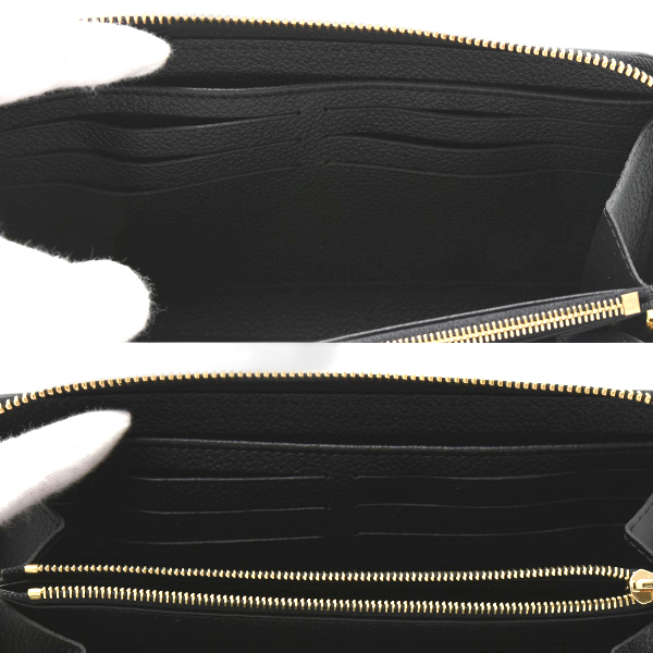 ルイヴィトン 財布 レディース メンズ ジッピーウォレット 長財布 モノグラムアンプラント ノワール Louis Vuitton M61864 未使用展示品