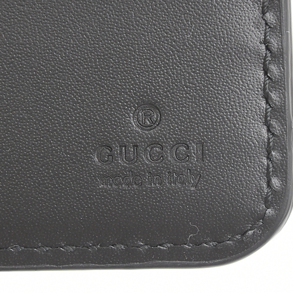 グッチ 財布 レディース GG ミディアム ウォレット GGレザー L字ファスナー ブラック GUCCI 760131 未使用展示品