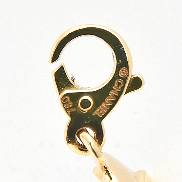 シャネル ペンダント レディース カメリア チャーム トップ イエローゴールド フラワー CHANEL 750YG K18 中古