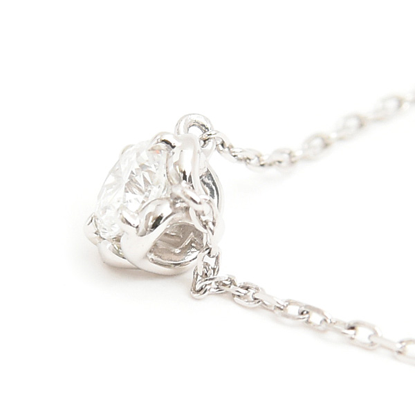 ヨンドシー ネックレス レディース 1P ダイヤモンド プラチナ PT850 4℃ 中古