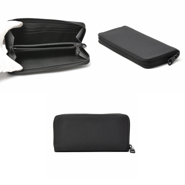 ルイヴィトン 財布 メンズ レディース アエログラム ジッピー ウォレット ホリゾンタル 長財布 ブラック カーフ M25959 Louis Vuitton 未使用展示品