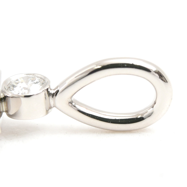 ハリーウィンストン ペンダント レディース HWロゴ パヴェダイヤ ペンダント プラチナ HARRY WINSTON PT950 中古