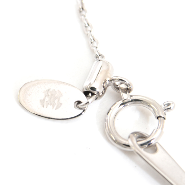 モニッケンダム ネックレス レディース ホワイトポージー ダイヤモンド ネックレス D0.46ct プラチナ MONNICKENDAM PT900 中古