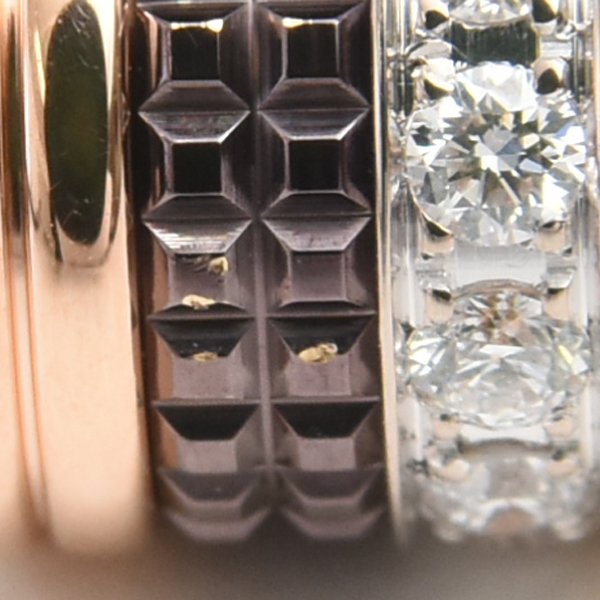 ブシュロン ネックレス レディース キャトルクラシック スモール ダイヤ ネックレス ゴールド BOUCHERON 750YG×WG×PG 中古