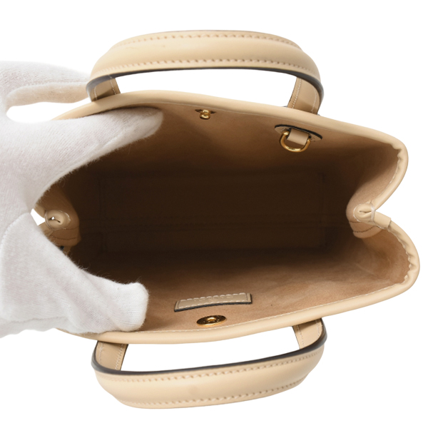 グッチ バッグ レディース スーパーミニバッグ ジャンボGG グッチシマ ベージュ レザー GUCCI 790133 未使用展示品