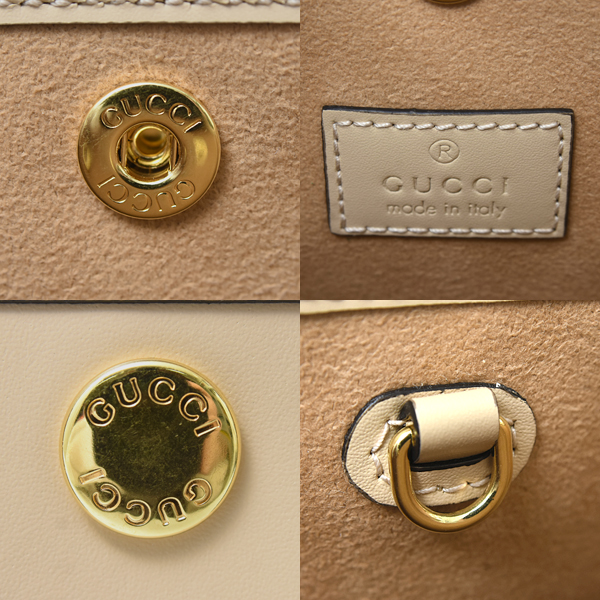 グッチ バッグ レディース スーパーミニバッグ ジャンボGG グッチシマ ベージュ レザー GUCCI 790133 未使用展示品