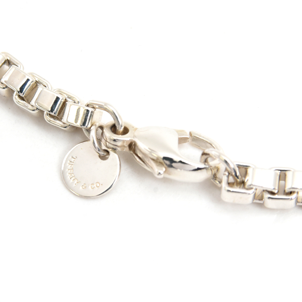 ティファニー ネックレス メンズ ベネチアン ロングチェーン ネックレス 約92cm シルバー TIFFANY SV925 中古