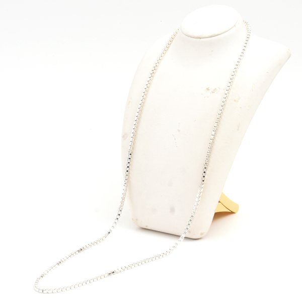 ティファニー ネックレス メンズ ベネチアン ロングチェーン ネックレス 約92cm シルバー TIFFANY SV925 中古