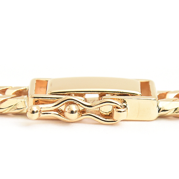 喜平 ネックレス K18 12面カット トリプル 30g 50cm 造幣局検定刻印入 メンズ レディース チェーン イエローゴールド YG 中古