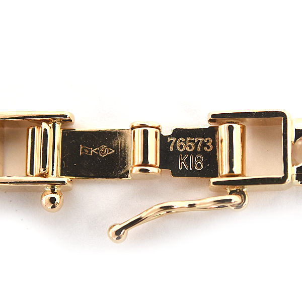 喜平 ネックレス K18 12面カット トリプル 30g 50cm 造幣局検定刻印入 メンズ レディース チェーン イエローゴールド YG 中古