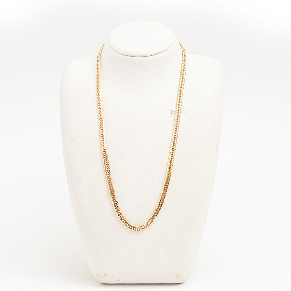 喜平 ネックレス K18 12面カット トリプル 30g 50cm 造幣局検定刻印入 メンズ レディース チェーン イエローゴールド YG 中古