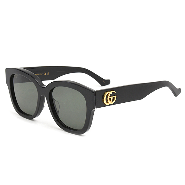 グッチ サングラス メンズ レディース アジアン フィット ブラック プラスチック GG1550SK GUCCI 中古