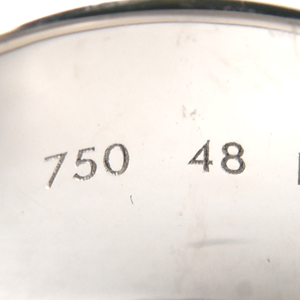 ルイヴィトン 指輪 レディース グランドバーグ アンプラント リング 48号 ホワイトゴールド Louis Vuitton 750WG 中古