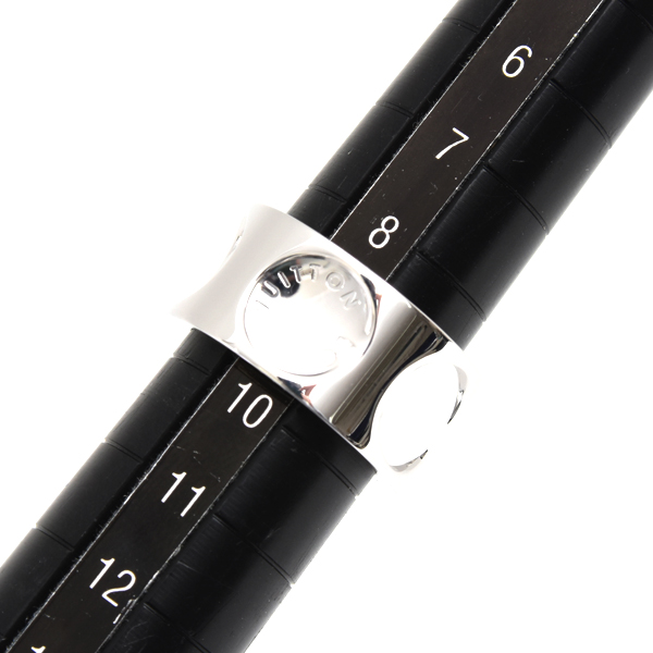 ルイヴィトン 指輪 レディース グランドバーグ アンプラント リング 48号 ホワイトゴールド Louis Vuitton 750WG 中古