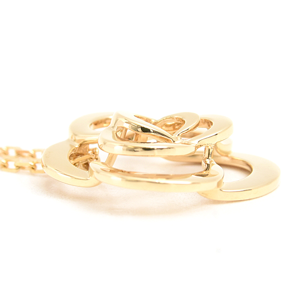 シャネル ネックレス レディース カメリア ペンダント イエローゴールド J2925 750YG K18 中古