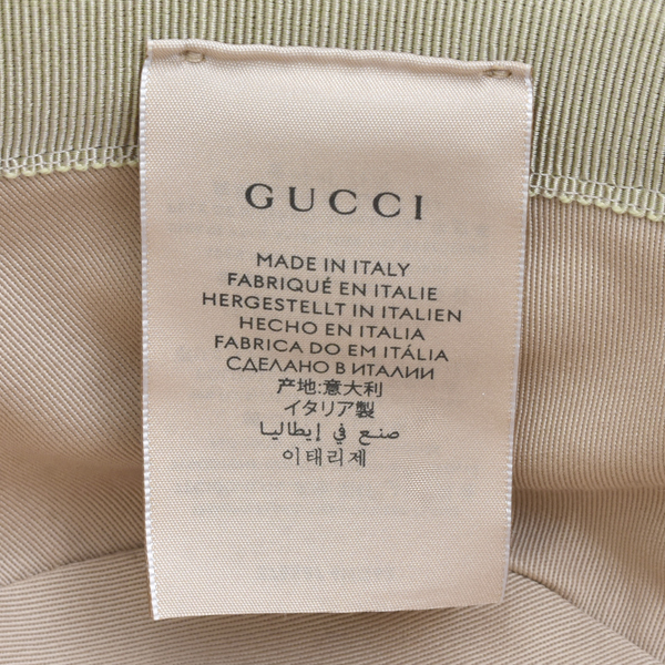 グッチ 帽子 メンズ GGキャンバス フェドラハット  Lサイズ 59cm キャンバス ベージュ ブラウン 576587 GUCCI 中古