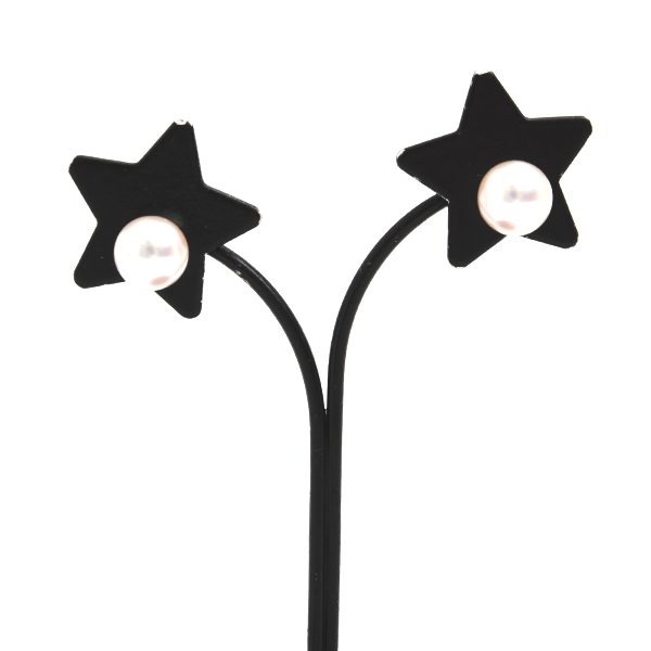 タサキ ピアス レディース リファインドリベリオン パール ダイヤ ピアス ゴールド TASAKI 750WG 中古