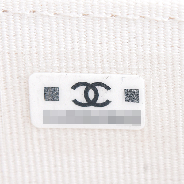 シャネル バッグ レディース マトラッセ リボン チェーンショルダー カードケース コインケース ツイード ホワイト CHANEL 中古